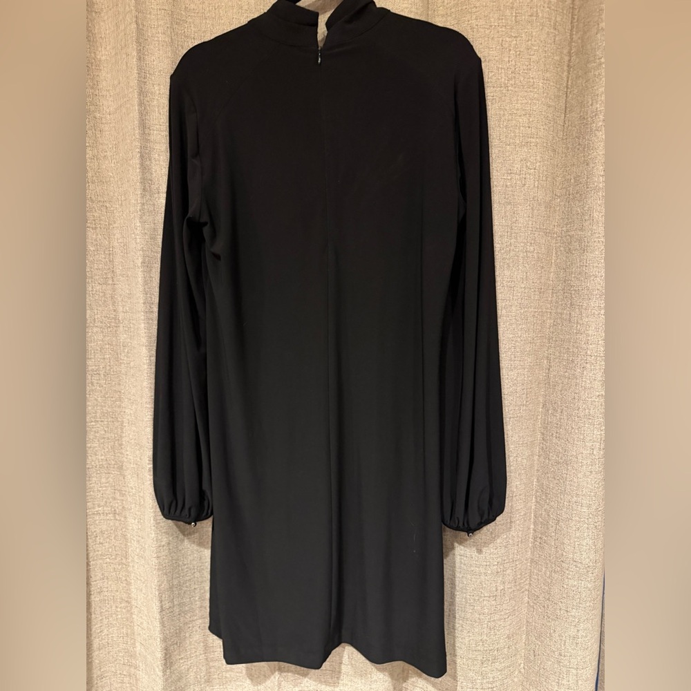 White House Black Market Classic Black Long Sleeve shift  Dress